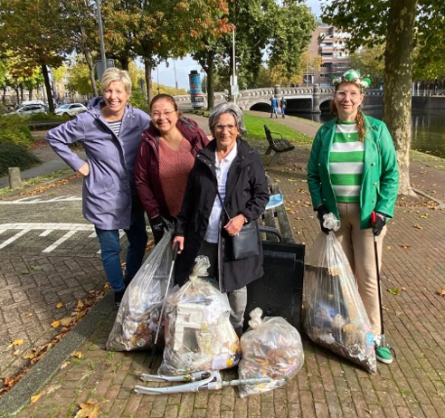 Troeptrimmen in Rotterdam Noord