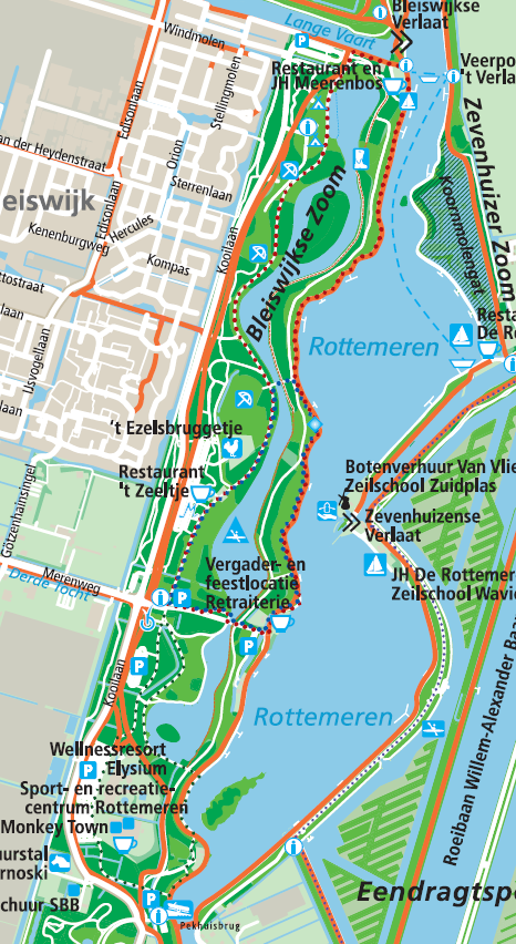 wandelroutekaart bleiswijkse zoom